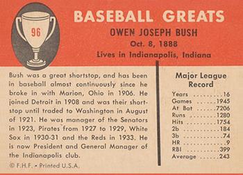 Donie Bush  baseball card collectible - Main Image 2