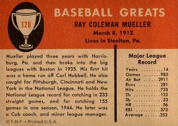 Ray Mueller  baseball card collectible - Main Image 2