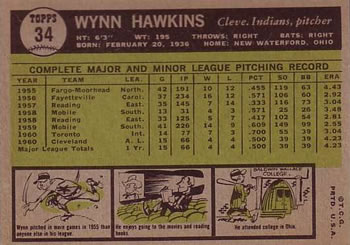 Wynn Hawkins  baseball card collectible - Main Image 2