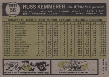 Russ Kemmerer  baseball card collectible - Main Image 2