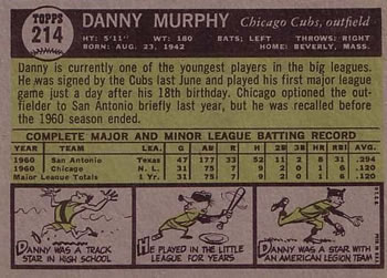 Danny Murphy  baseball card collectible - Main Image 2