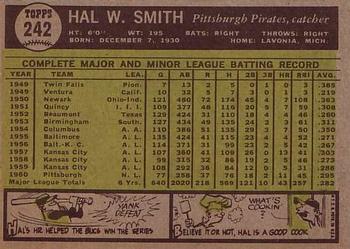 Hal W. Smith  baseball card collectible - Main Image 2