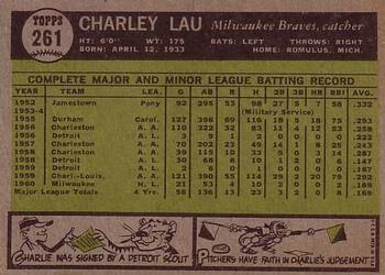 Charlie Lau  baseball card collectible - Main Image 2