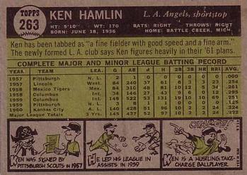 Ken Hamlin  baseball card collectible - Main Image 2