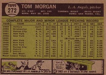 Tom Morgan  baseball card collectible - Main Image 2
