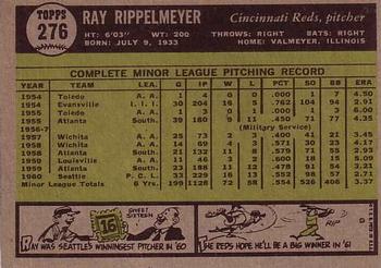 Ray Rippelmeyer  baseball card collectible - Main Image 2