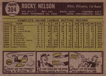 Rocky Nelson  baseball card collectible - Main Image 2