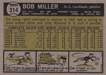 Bob Miller  baseball card collectible - Main Image 2