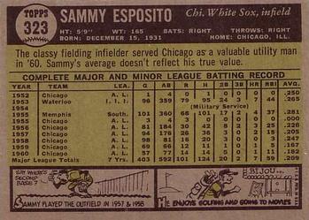 Sammy Esposito  baseball card collectible - Main Image 2