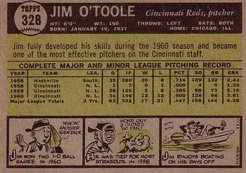 Jim O’Toole  baseball card collectible - Main Image 2