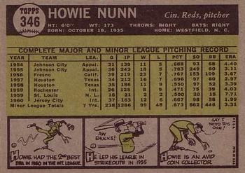 Howie Nunn  baseball card collectible - Main Image 2