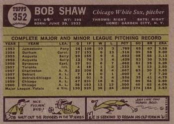 Bob Shaw  baseball card collectible - Main Image 2