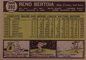 Reno Bertoia  baseball card collectible - Main Image 2