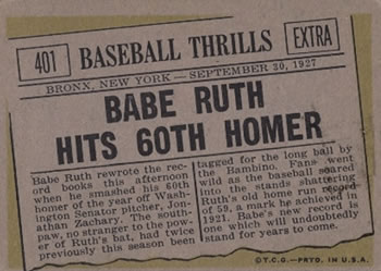Babe Ruth  baseball card collectible - Main Image 2