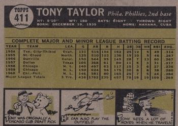 Tony Taylor  baseball card collectible - Main Image 2