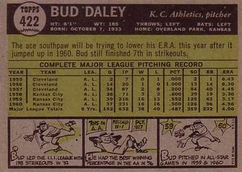 Bud Daley  baseball card collectible - Main Image 2