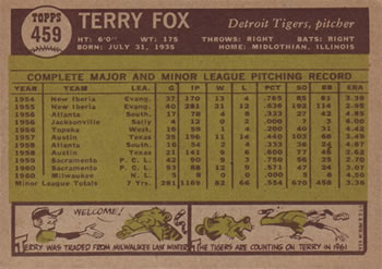 Terry Fox  baseball card collectible - Main Image 2