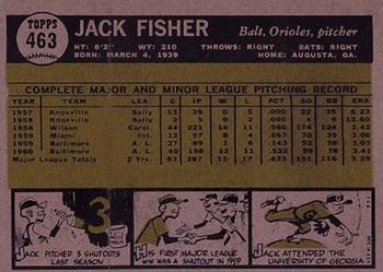Jack Fisher  baseball card collectible - Main Image 2