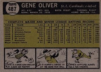 Gene Oliver  baseball card collectible - Main Image 2