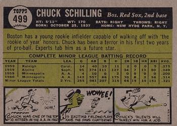 Chuck Schilling  baseball card collectible - Main Image 2