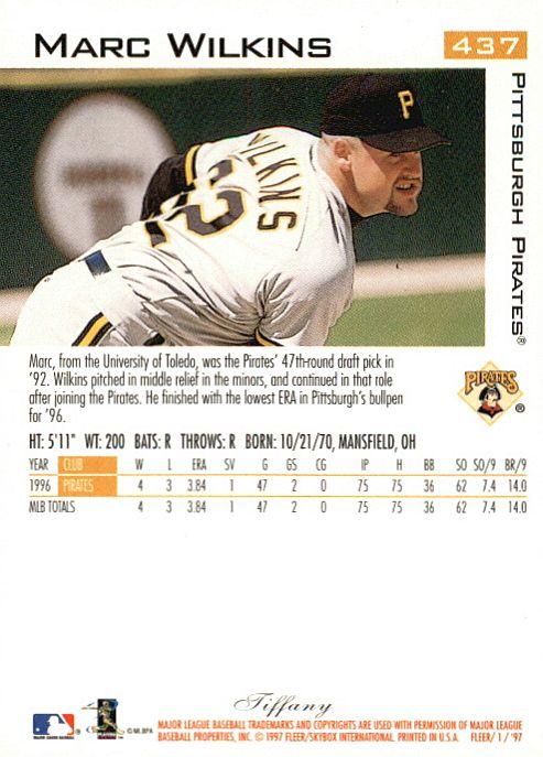 Marc Wilkins  baseball card collectible - Main Image 2