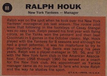 Ralph Houk  baseball card collectible - Main Image 2