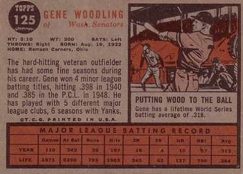 Gene Woodling  baseball card collectible - Main Image 2