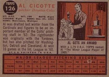 Al Cicotte  baseball card collectible - Main Image 2