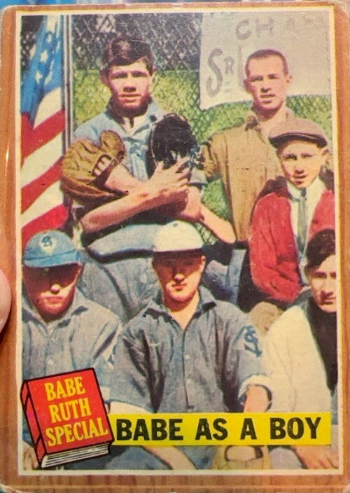 Babe as a Boy  baseball card collectible - Main Image 3