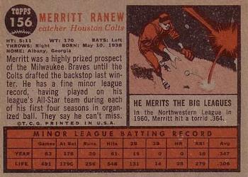 Merritt Ranew  baseball card collectible - Main Image 2