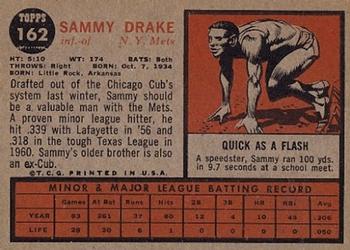Sammy Drake  baseball card collectible - Main Image 2