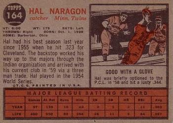 Hal Naragon  baseball card collectible - Main Image 2