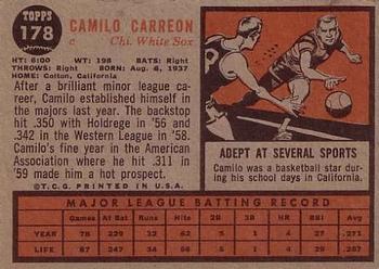 Camilo Carreon  baseball card collectible - Main Image 2