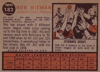 Bob Nieman  baseball card collectible - Main Image 2