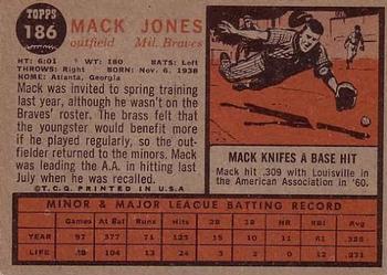 Mack Jones  baseball card collectible - Main Image 2