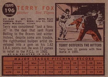 Terry Fox  baseball card collectible - Main Image 2