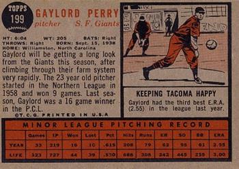 Gaylord Perry  baseball card collectible - Main Image 2