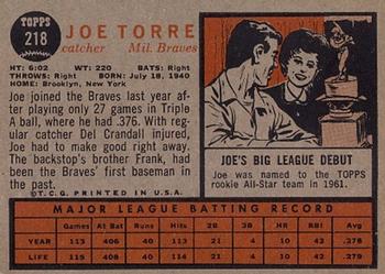 Joe Torre  baseball card collectible - Main Image 2