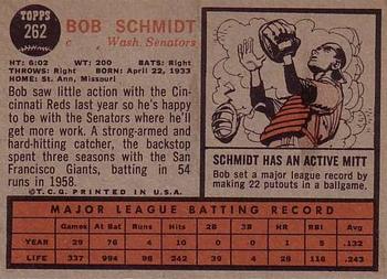 Bob Schmidt  baseball card collectible - Main Image 2