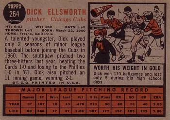 Dick Ellsworth  baseball card collectible - Main Image 2