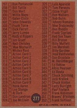 4th Series Checklist: 265-352  baseball card collectible - Main Image 2