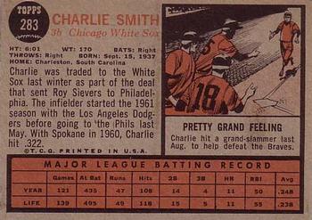 Charlie Smith  baseball card collectible - Main Image 2