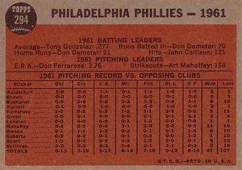 Philadelphia Phillies  baseball card collectible - Main Image 2