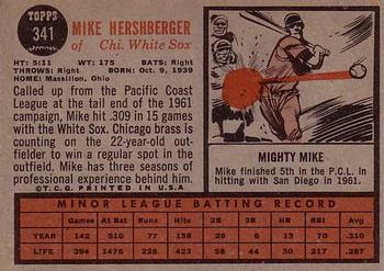 Mike Hershberger  baseball card collectible - Main Image 2