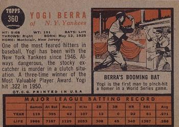 Yogi Berra  baseball card collectible - Main Image 2
