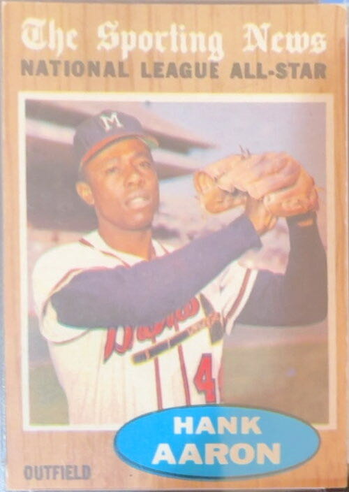 Hank Aaron  baseball card collectible - Main Image 3