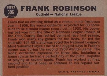 Frank Robinson  baseball card collectible - Main Image 2