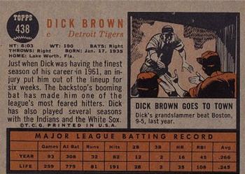 Dick Brown  baseball card collectible - Main Image 2