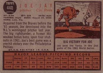 Joe Jay  baseball card collectible - Main Image 2