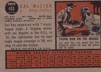 Cal McLish  baseball card collectible - Main Image 2